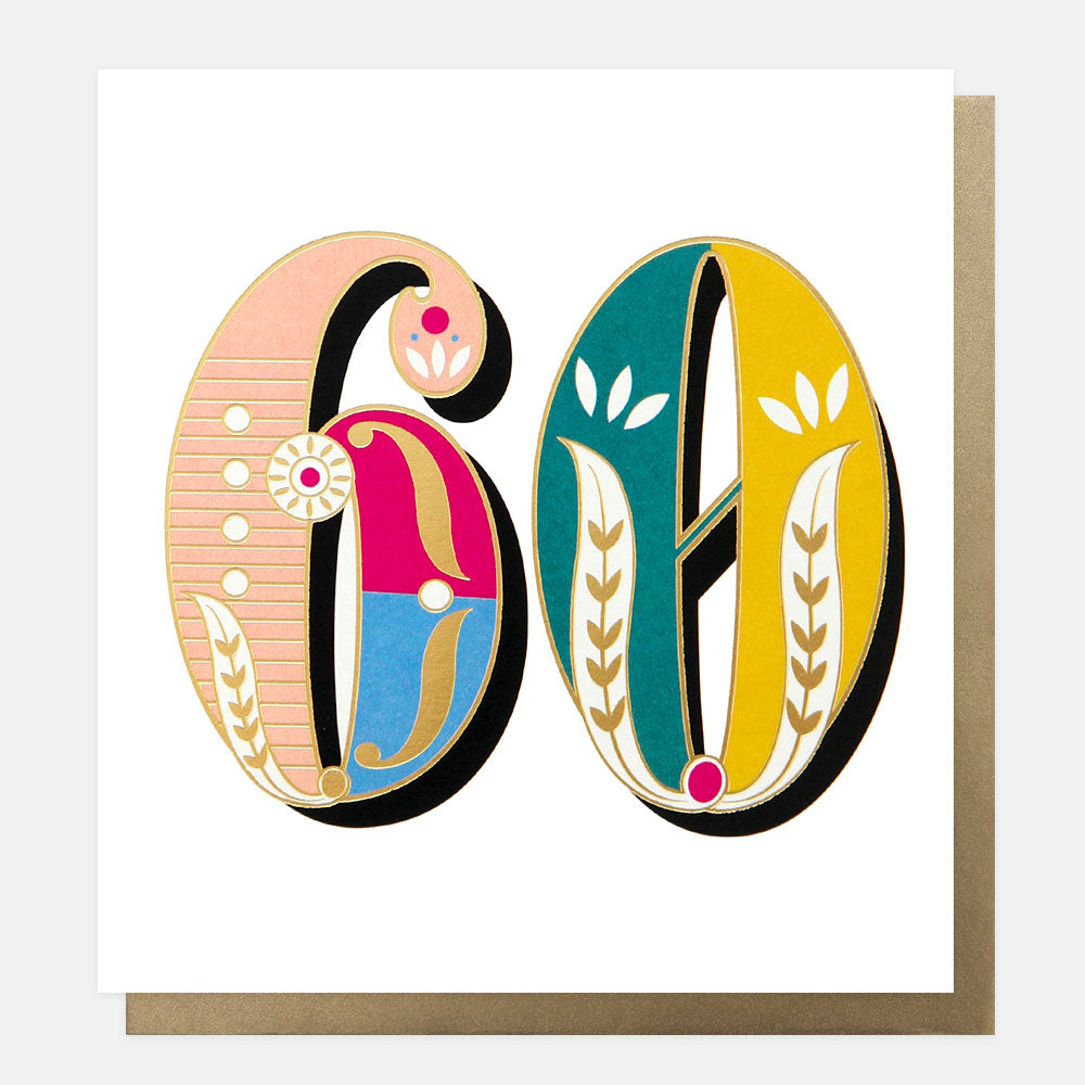Carnival 60th Birthday Card, By Age Carnival For Her Single Cards, 1