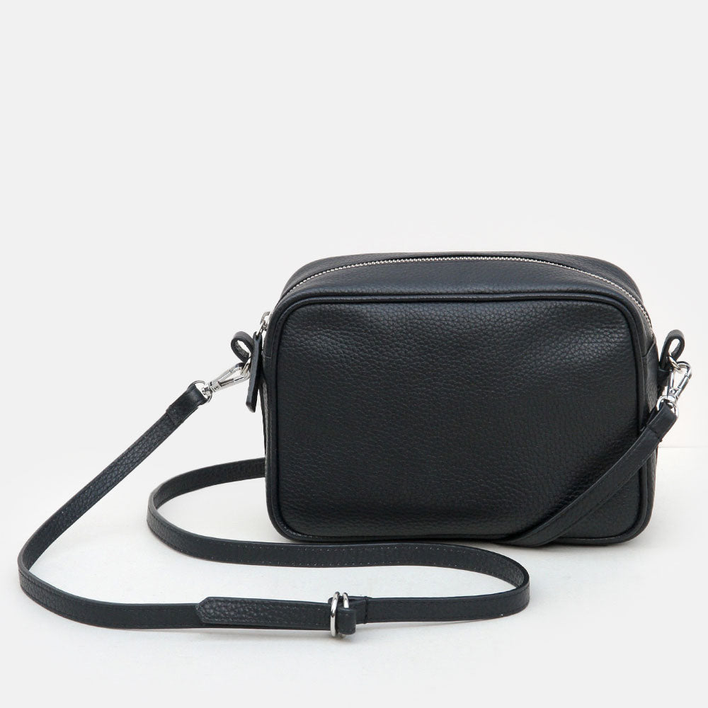 Black Leather Camera Bag