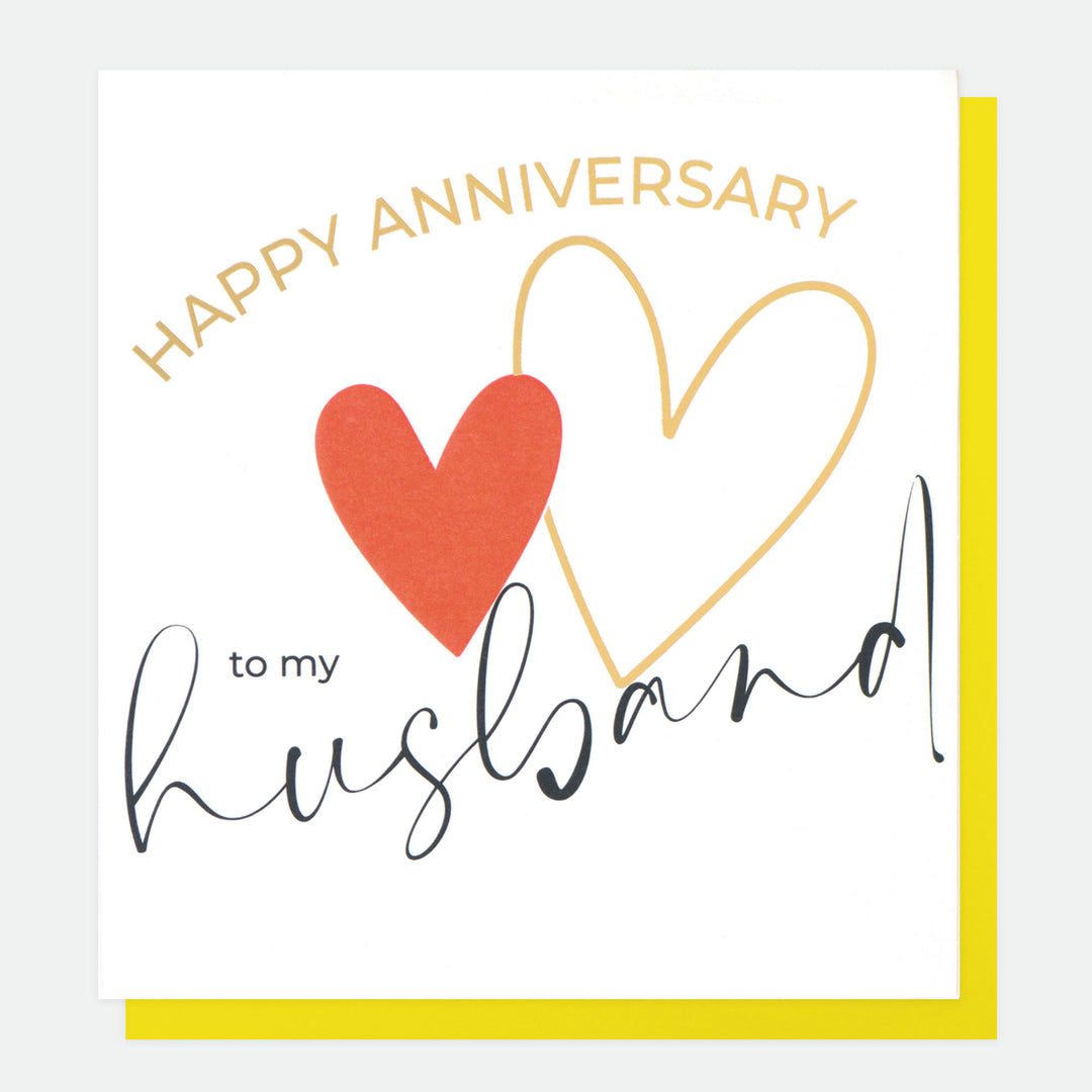 To My Husband Anniversary Card, For Him, Happy Day, Single Cards