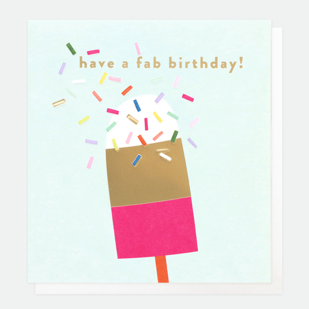 Have A Fab Birthday Card, Dotty, For Her, For Him, Single Cards