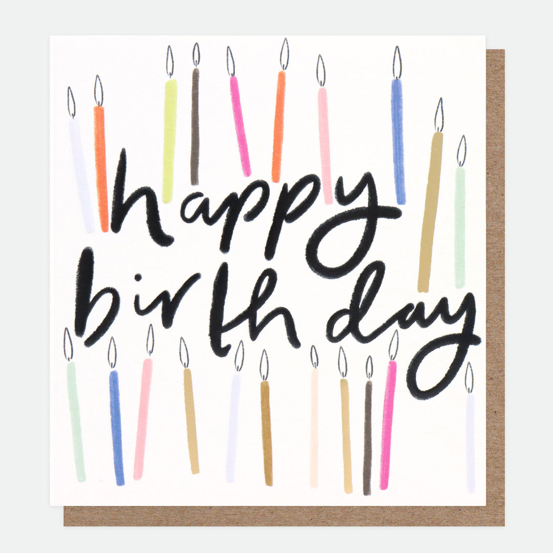 Candles Birthday Card, For Her, For Him, Lovely News, Single Cards