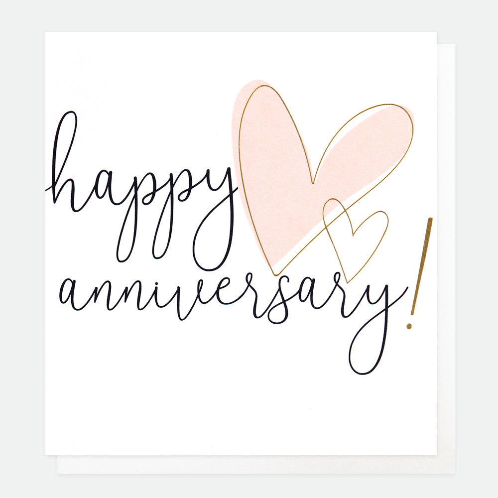 Hearts Happy Anniversary Card