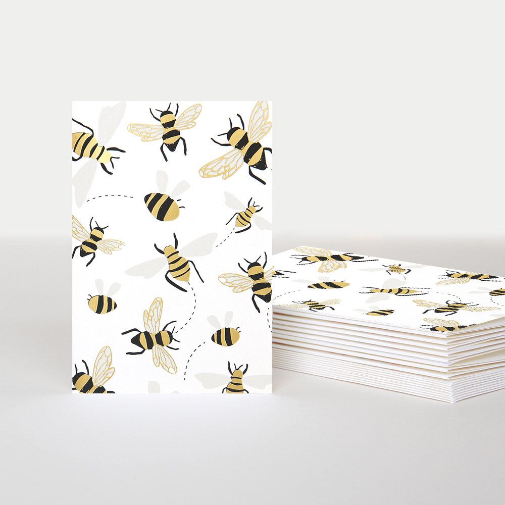 bees-notecards-pack-of-10-pql005-Card Packs-1