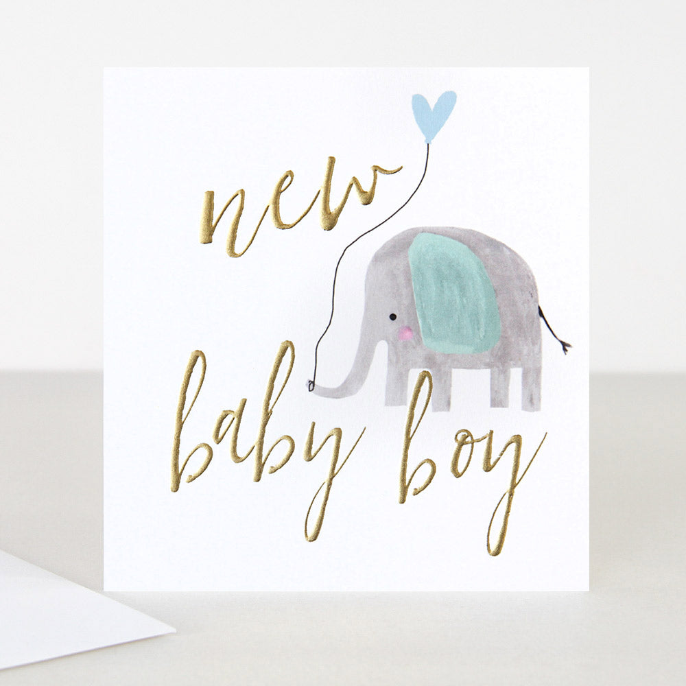 elephant-balloon-new-baby-boy-card-qui040-Single Cards-1