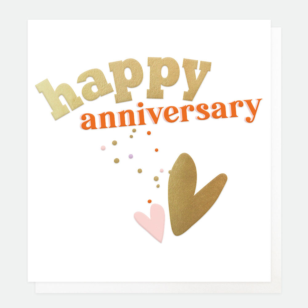 Happy Anniversary Card, For Her For Him No Frills Single Cards, 1