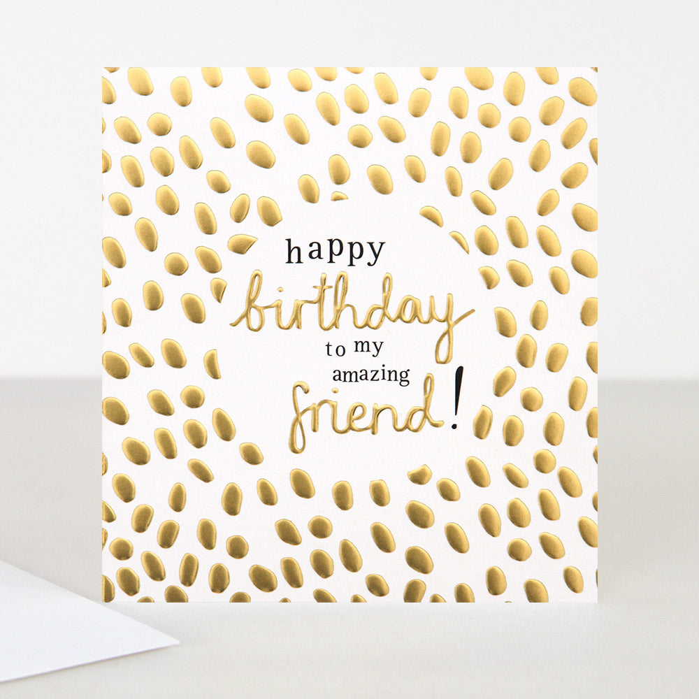 gold-amazing-friend-birthday-card-hel011-Single Cards-1