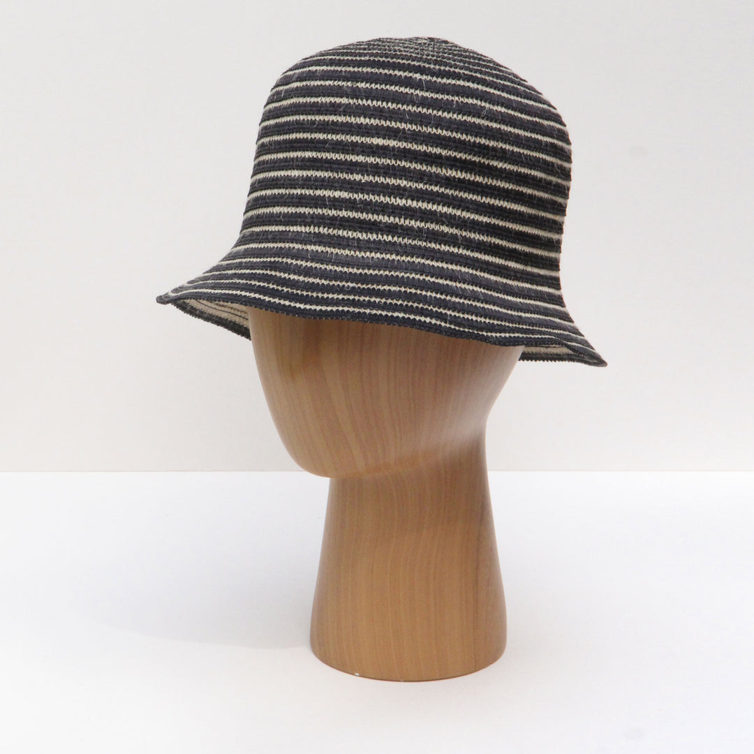 Natural/Black Bucket Hat, Bucket hat, Monochrome, Hats