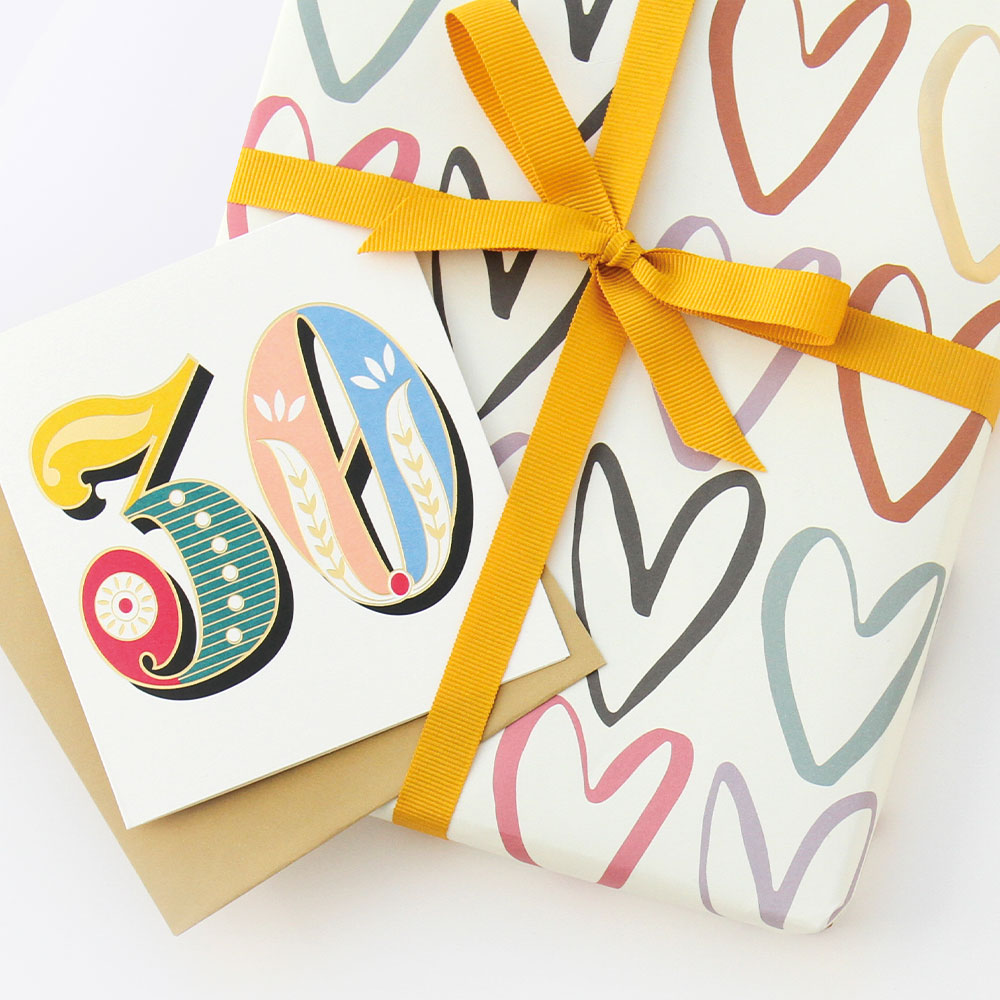 Happy Birthday Confetti Wrapping Paper – Caroline Gardner