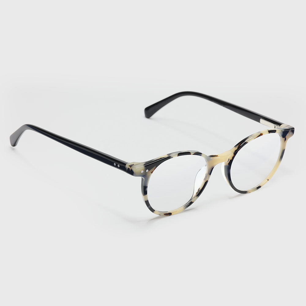 Black and white sales tortoise glasses