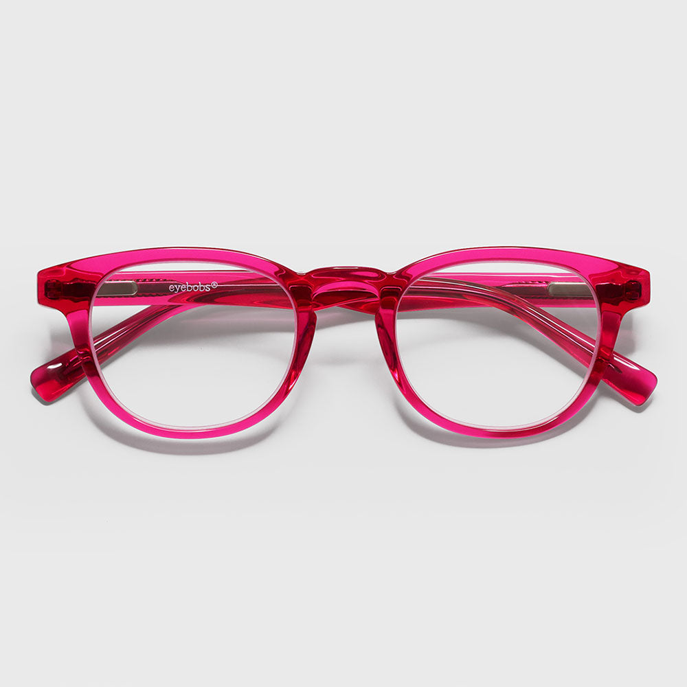 Pink 'Clearly Reading' Reading Glasses, Pink, Reading Glasses, Glasses