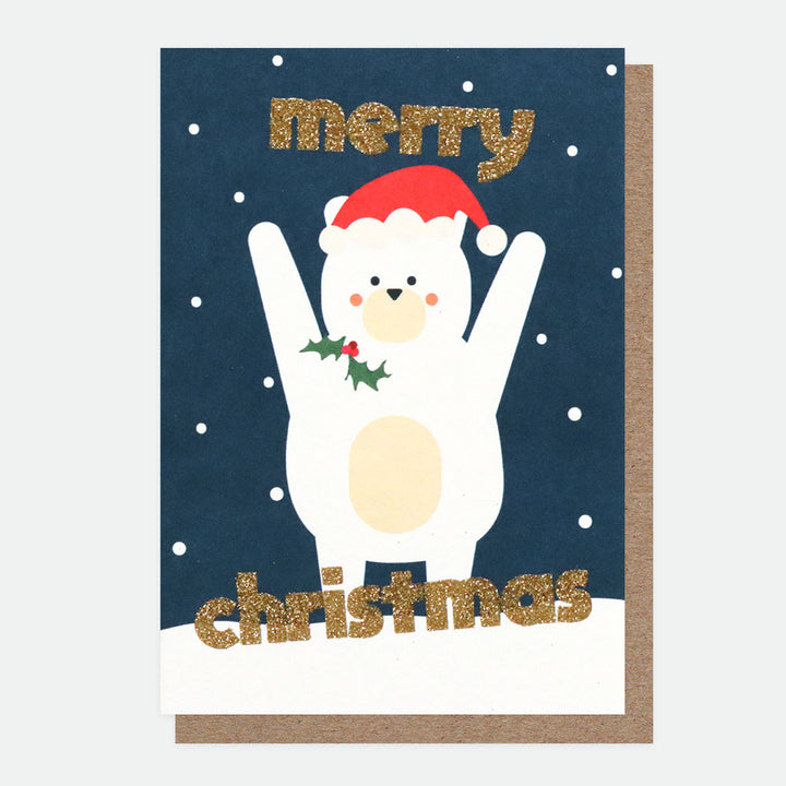 Polar Bear Small Christmas Cards Pack of 10, Pack of 10,  Small, Card Packs