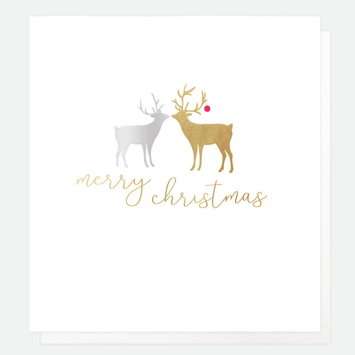 Two Deers Personalised Christmas Cards, Personalised, Personalised Cards