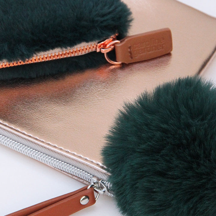 rose-gold-pouch-with-green-faux-fur-pom-pop100-4